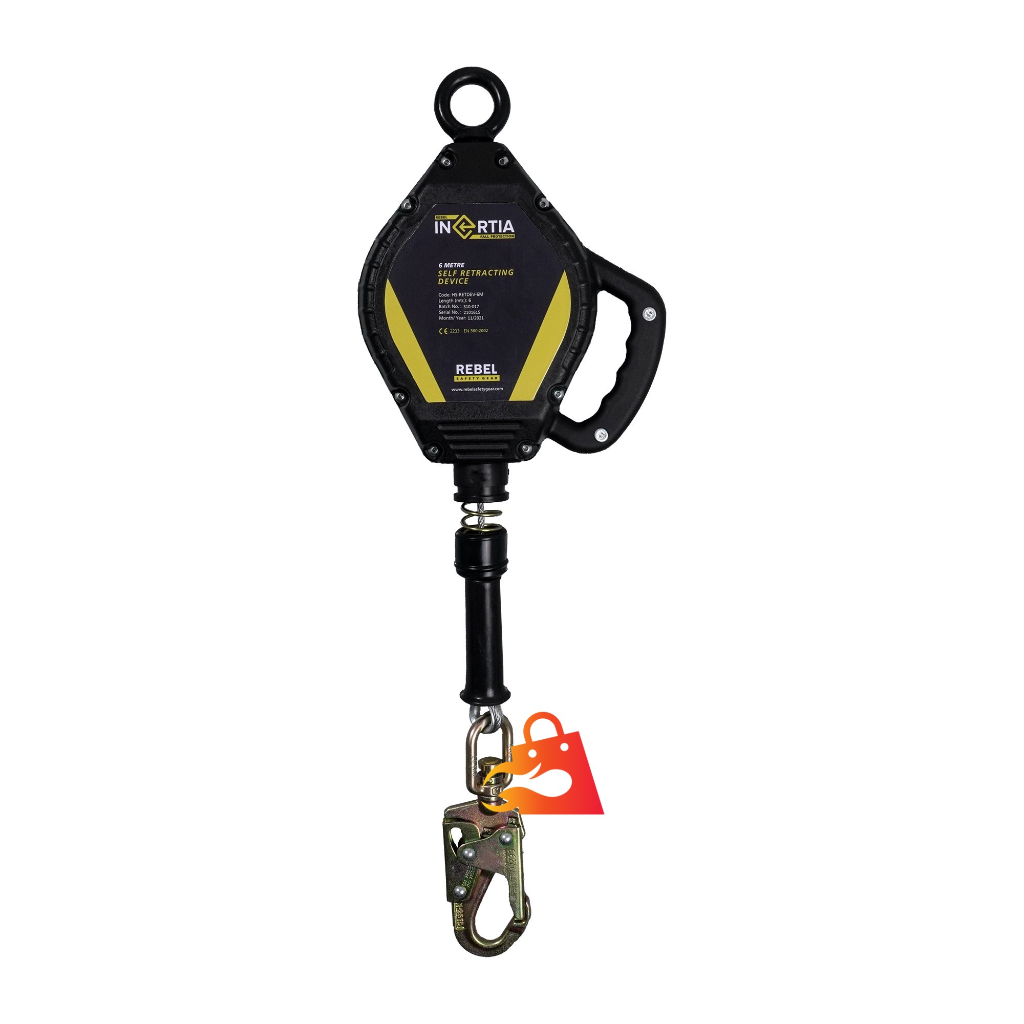 REBEL Inertia Self Retracting Device (6 Metre)