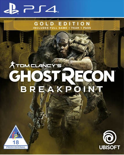 PlayStation 4 Game Tom Clancy Ghost Recon Breakpoint Gold