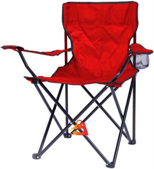 Totally Camping Chair Colour Red Retail Box No Warranty