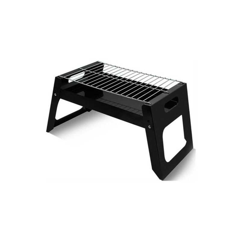 Foldable Charcoal Braai Stand - Black