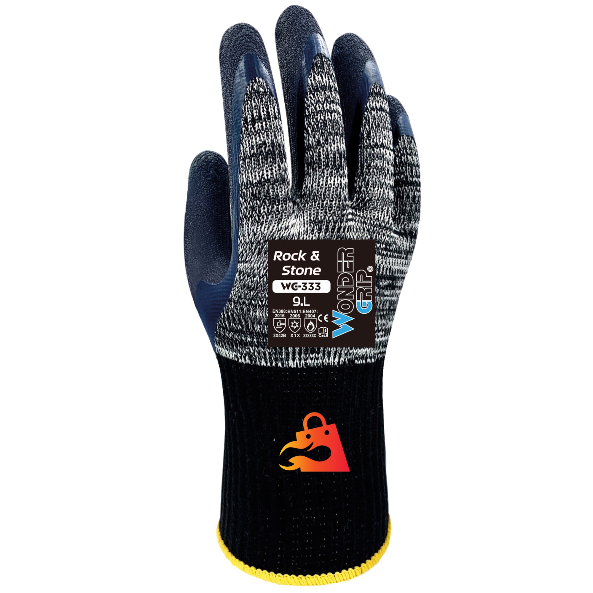 Wonder Grip Gloves WG 333 Rock and Stone