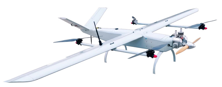 VTOL Fixed Wing Hybrid Drone for Long Range Flight