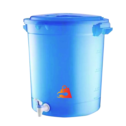 The Pineware Blue Plastic 20 Litre Electric Water Heater Bucket