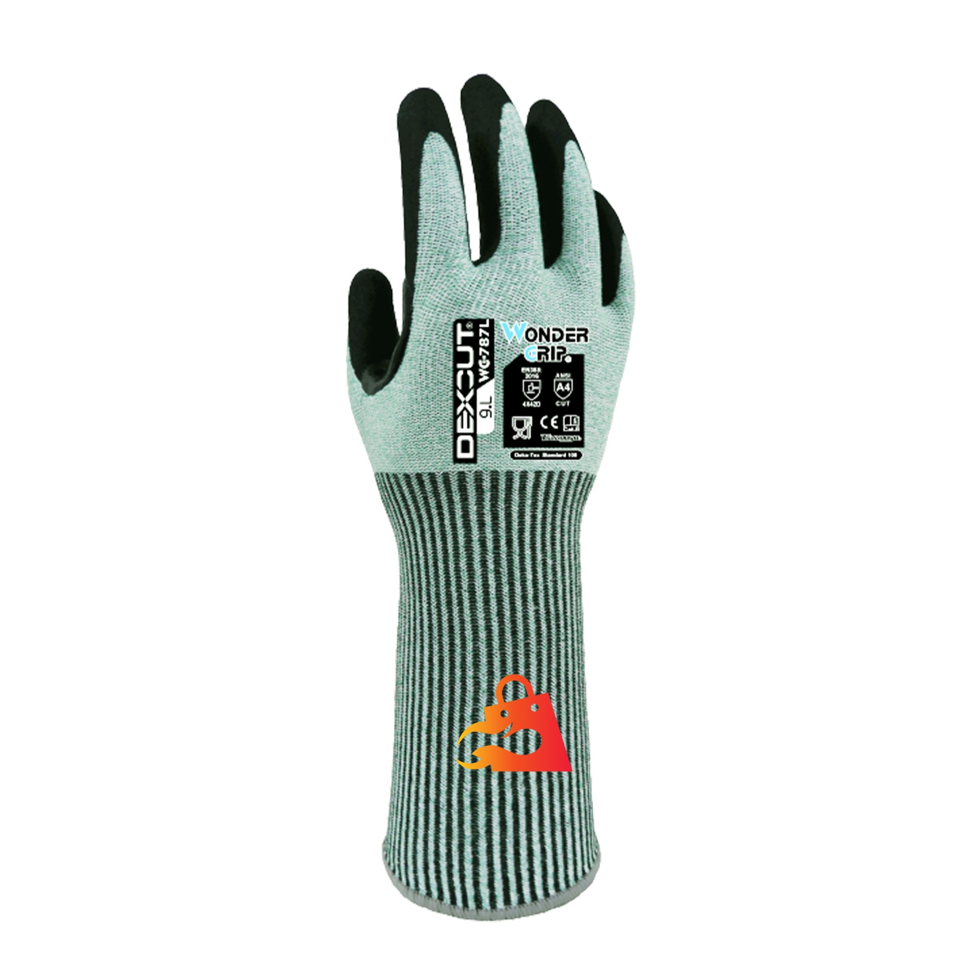 Wonder Grip Gloves WG 787L Dexcut with Extended Cuff