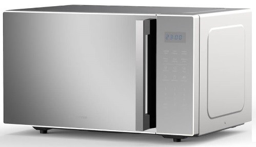 Hisense 30L Metallic Mirror Electronic Microwave Retail Box