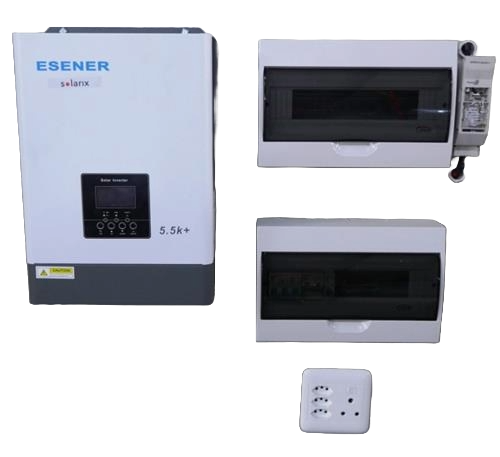Solarix Esener 5.5KVA 48VDC 100A High Voltage Parallel Inverter And Semi Plug And Play Power Board Solution